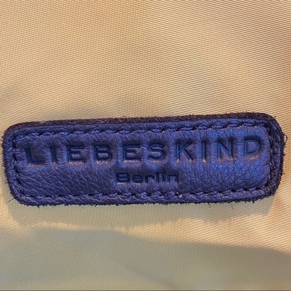 LIEBESKIND Berlin Yellow Adriana Large Nylon Leather Bag Sporty Satchel Purse - Picture 2 of 13